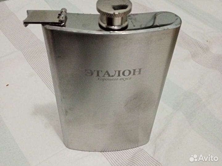 Фляжка армейская из нержавеющей стали