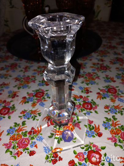 Подсвечник хрусталь