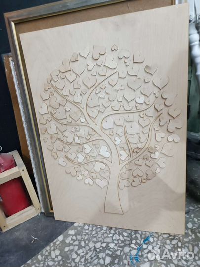 Панно из дерева фанеры