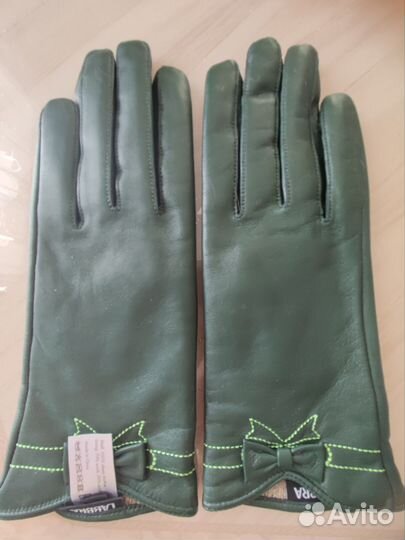 Перчатки женские кожаные 7.5