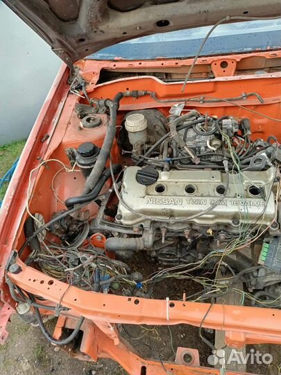 Телевизор на nissan sunny B14 сунни