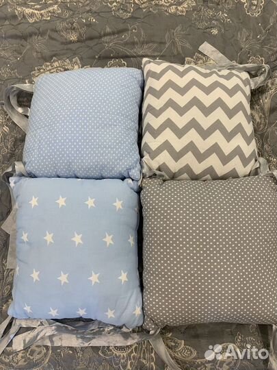 Мягкие бортики в кроватку