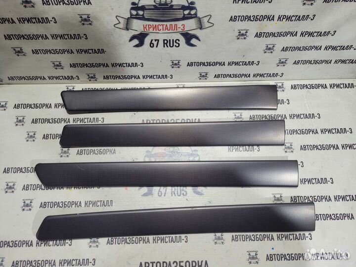 Накладки обшивок дверей audi a6 c5 (комплект 4шт)