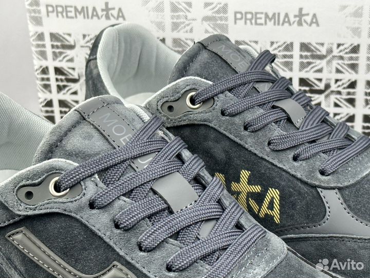 Кроссовки замшевые Premiata Moerun Grey