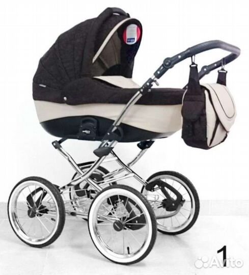 Коляска 2 в 1 adamex pajero