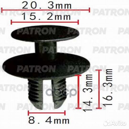 Клипса пластмассовая BMW, Mercedes, Mitsubishi