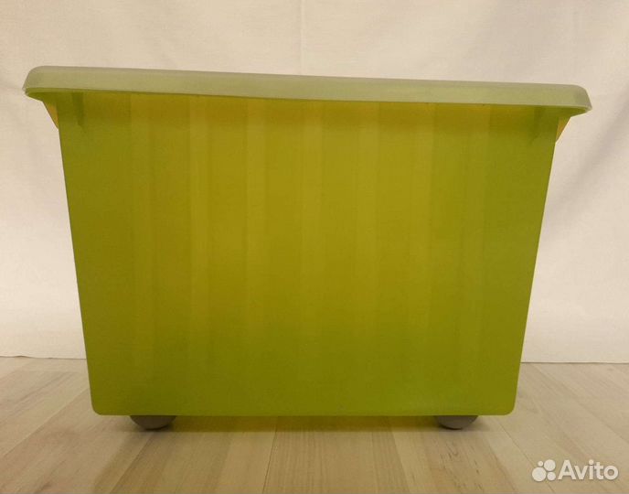 Контейнер/ящик для игрушек на колёсах Vessla IKEA