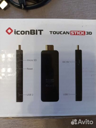 Мультимедиаплеер iconbit toucan stick 3d