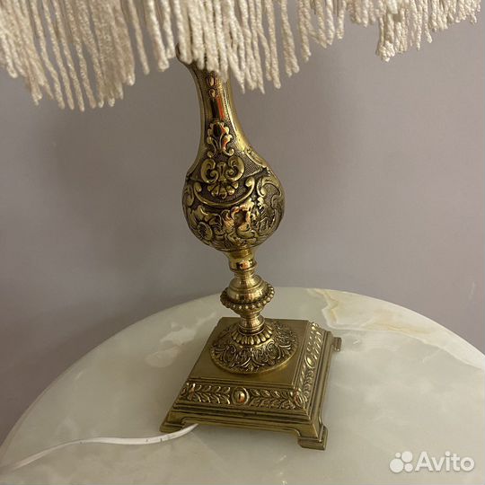 Лампа настольная бронзовая