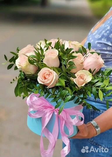 Цветы розы букет