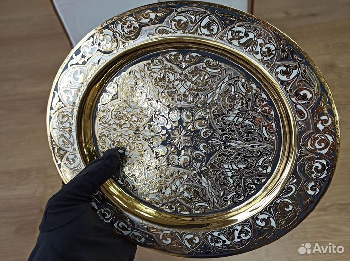 Подарочный набор для шампанского с росписью