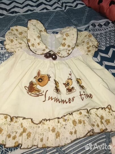 Вещи пакетом для девочек 80см