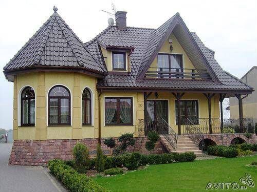 Проекты домов с башенками одноэтажные