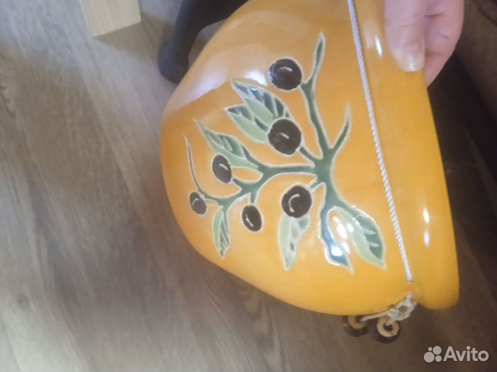 Большой цветочный горшок керамика