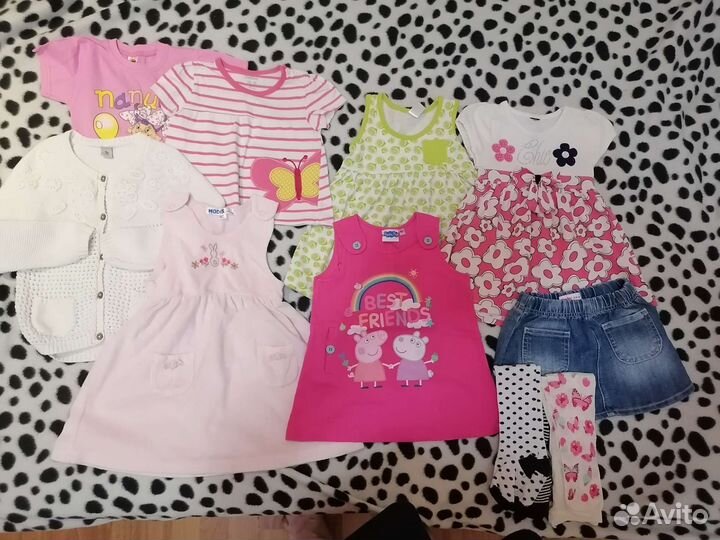 Вещи пакетом на девочку 86-92