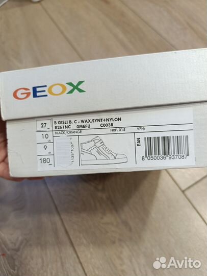 Ботинки демисезонные 27 geox