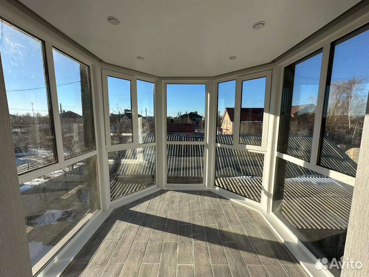 Балконы лоджии. Отделка. Утепление. Остекление