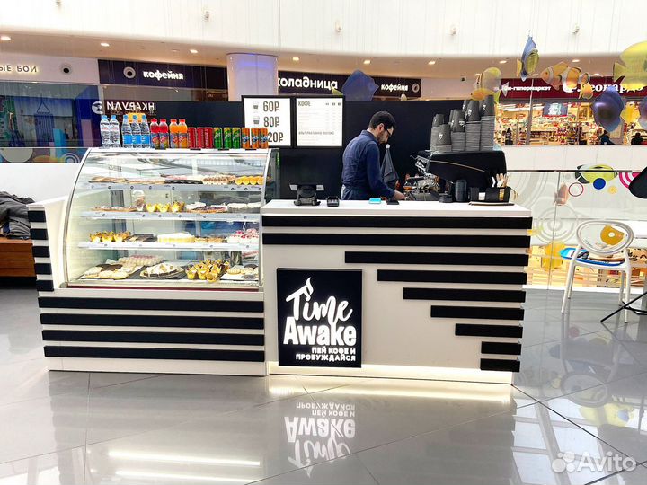 Островок кофе с собой, Барная стойка для кафе