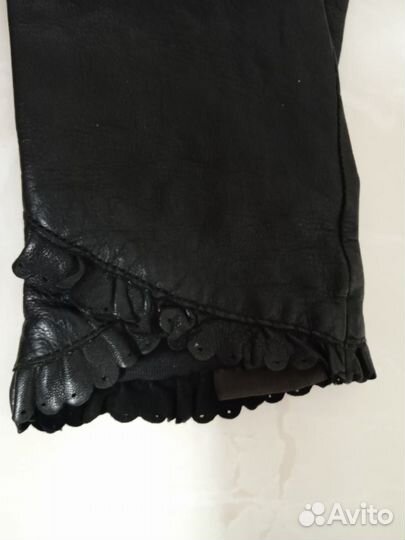 Перчатки женские кожаные 6,5