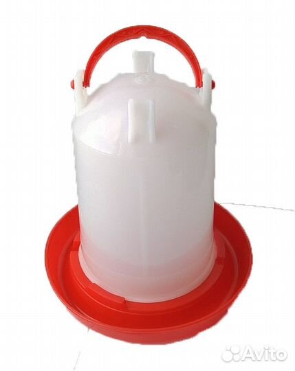 Вакуумная поилка 1л. с ручкой для кур, цыплят