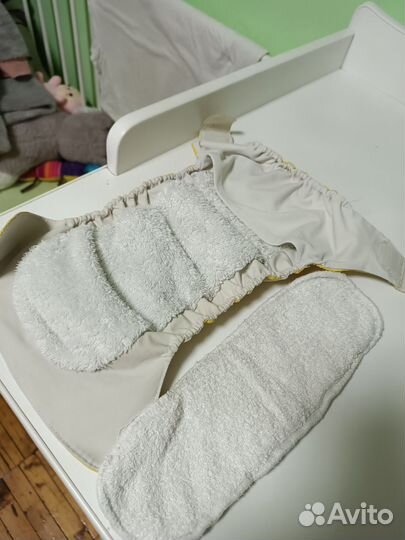 Многоразовый подгузник с вкладышем от 0-1года