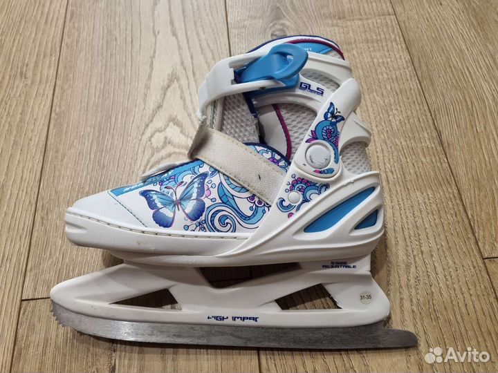 Коньки раздвижные nordway 31-35