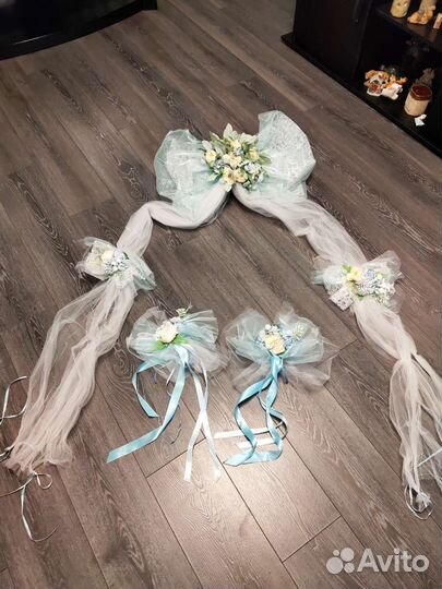 Украшение на машину на свадьбу