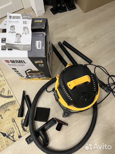 Пылесос строительный Denzel SVC15