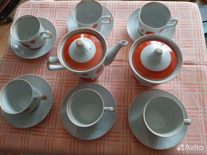 Чайный сервиз 6 персон СССР