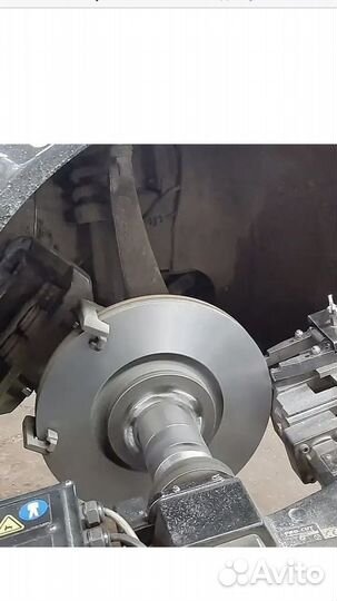 Проточка тормозных дисков без снятия