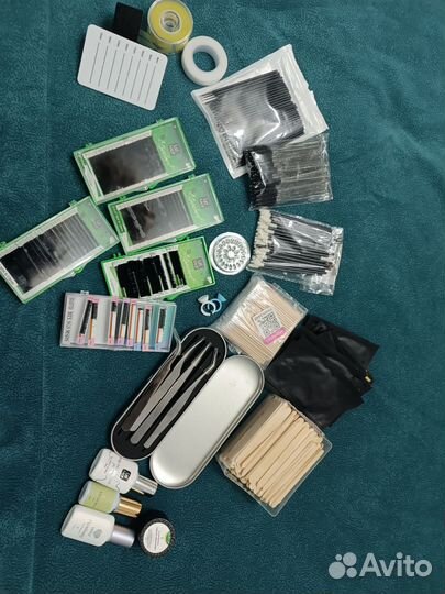 Материалы для наращивания ресниц бу