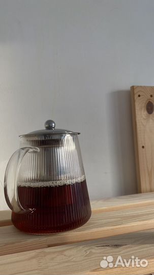 Заварочный чайник стеклянный с ситом Zara H&M