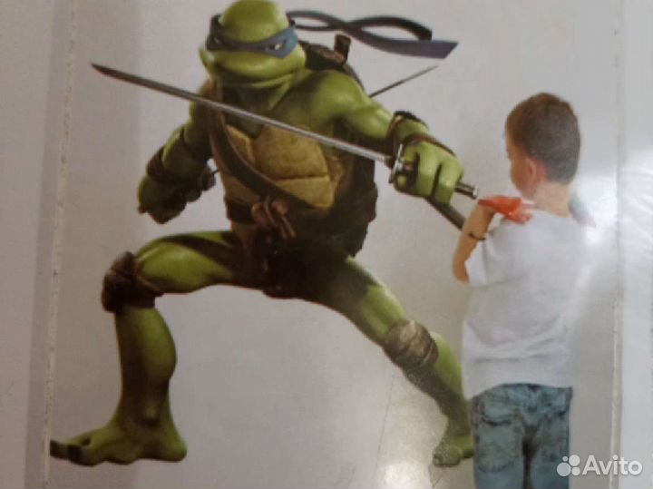 Наклейка на обои ninja ниндзя