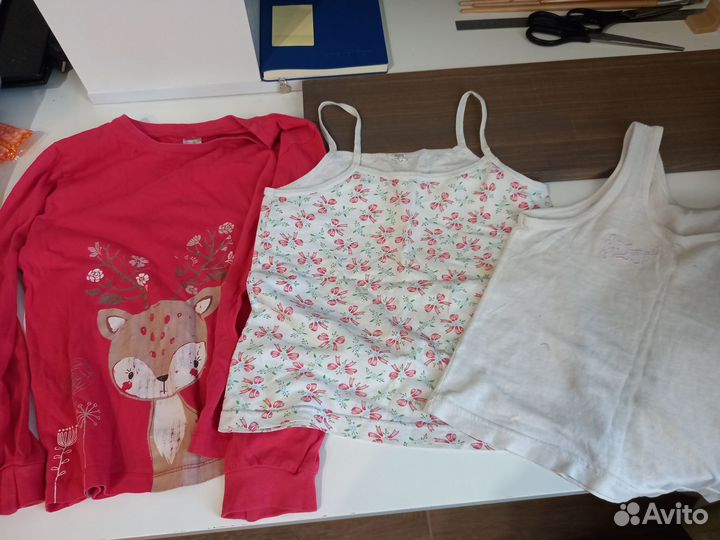Одежда для девочки пакетом 6-7 лет