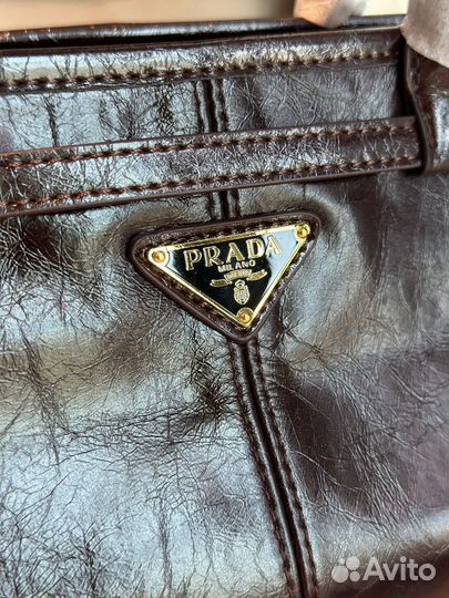 Сумка натуральная кожа Prada