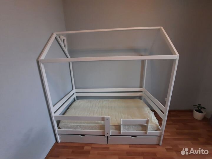 Детская кровать Sweet Home и матрас Askona Teeny