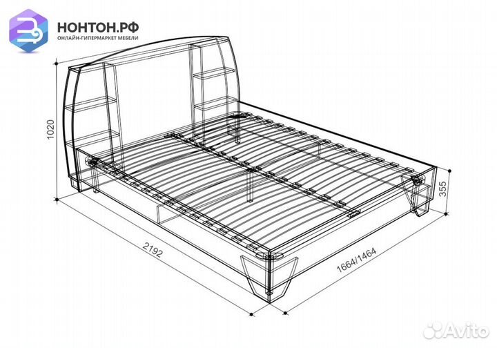 Кровать Виктория-1 1.4 м