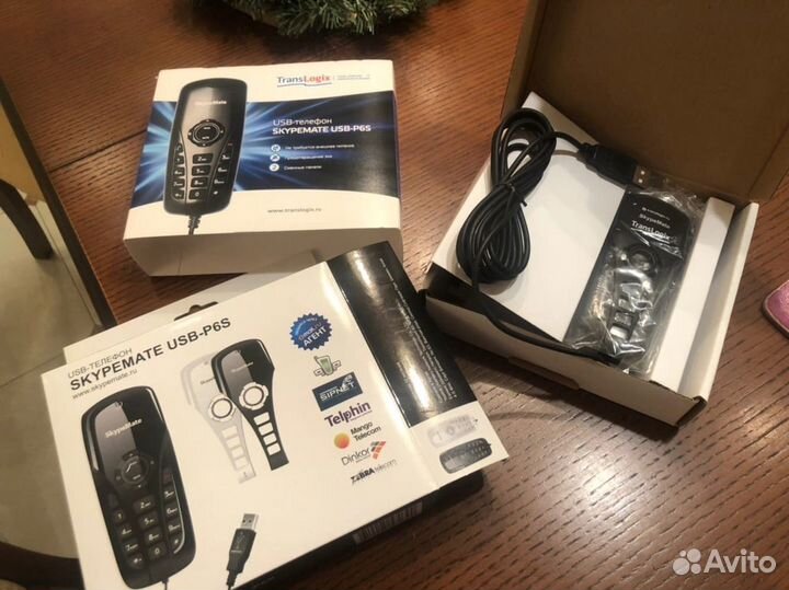 USB телефон Skypemate USB-P6S (скайп,офис и др.)