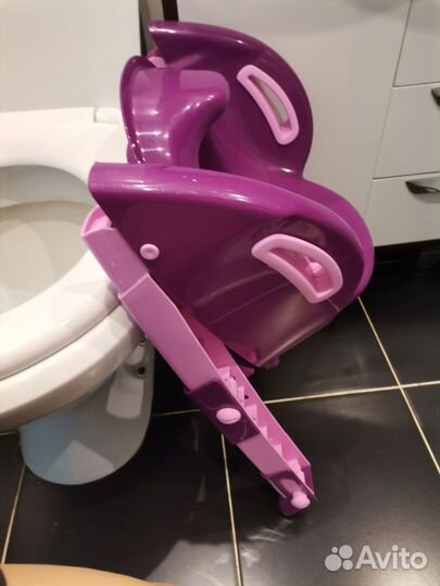 Сидушка на унитаз со ступенькой