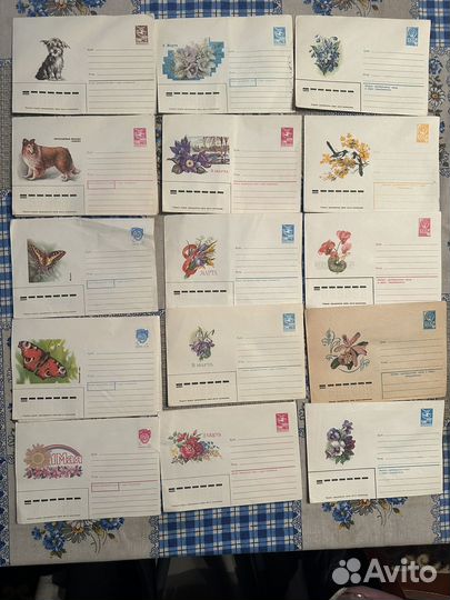 Почтовые конверты СССР