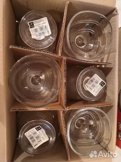 Креманки по 6шт Италия Бельгия Турция. Салатник