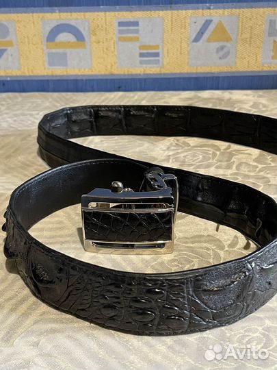 Ремень мужской кожи крокодила