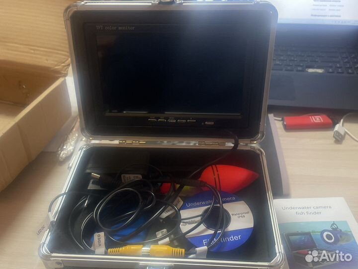 Эхолот7 дюймов 1200TVL камера для подводной рыбалк