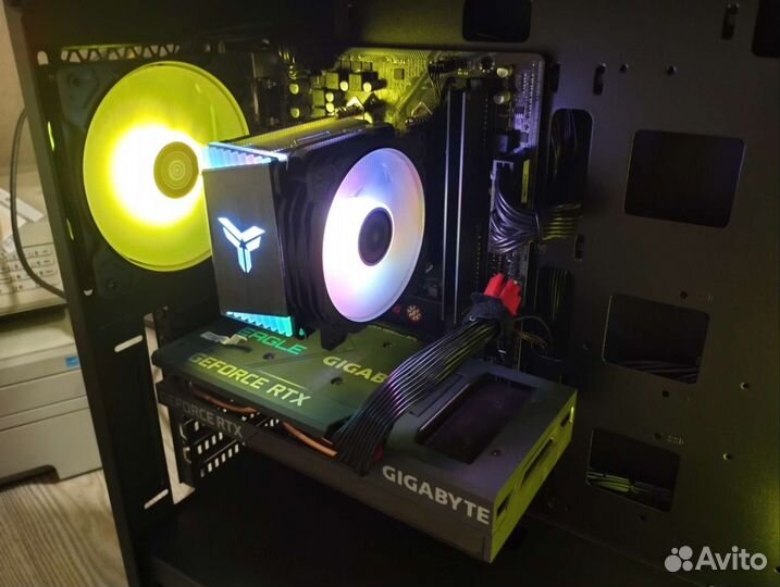 Комп пушка ryzen 5 5600x 3060 ti 16 Gb