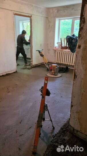 Полусухая стяжка пола