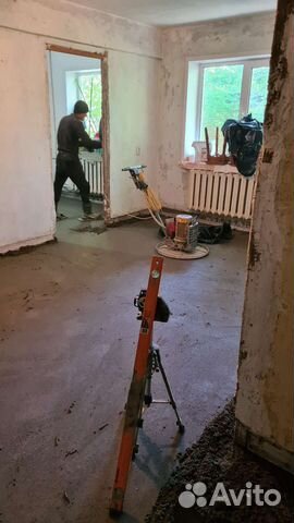 Полусухая стяжка пола