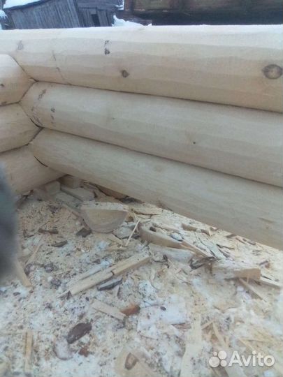 Сруб банный