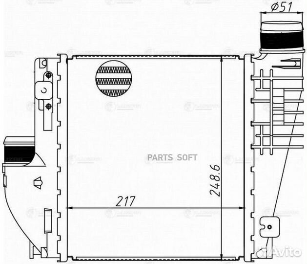 Интеркулер Пежо 3008 16