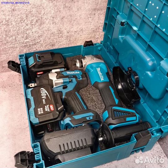 Болгарка + Гайковерт DTW 700 Нм makita набор 2в1