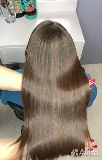 Кератиновое выпрямление